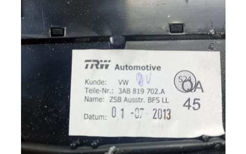 Grila ventilatie bord 3ab819702a Volkswagen Passat B7 (2010 - 2015) - imagine 3
