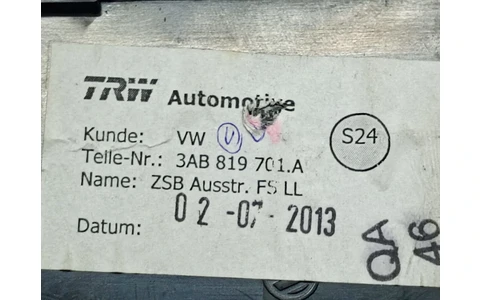 Grila ventilatie bord 3ab819701a Volkswagen Passat B7 (2010 - 2015) - imagine 3