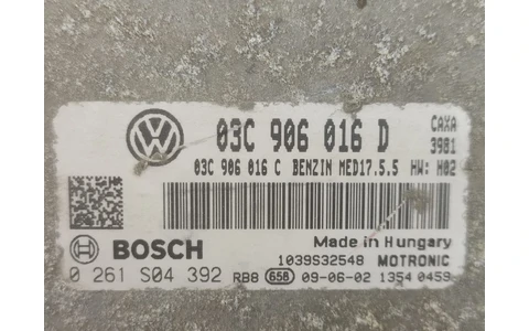 Calculator motor ECU 03c906016d Skoda Octavia 2 (facelift) (2008 - 2013) - imagine 4