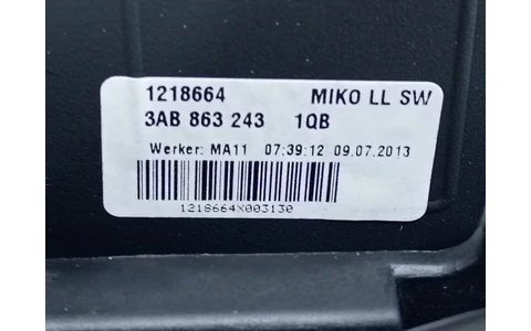 Consola centrala 3ab863241e Volkswagen Passat B7 (2010 - 2015) - imagine 3