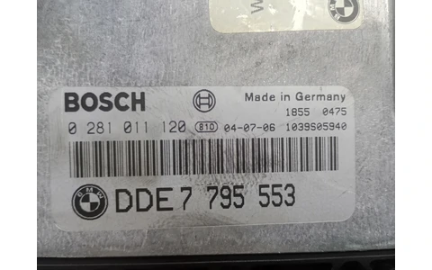 Calculator motor ECU 0281011120 BMW Seria 5 E60/E61 (2003 - 2007) - imagine 3