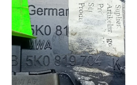 Grila ventilatie bord 5k0819704k Volkswagen Golf 6 (2008 - 2015) - imagine 3