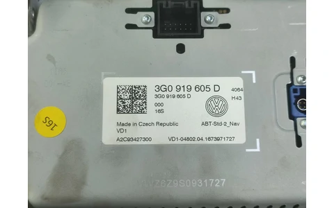 Navigatie 3g0919605d Volkswagen Passat B8 (2014 - 2020) - imagine 4