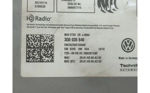Navigatie 3q0035846 Volkswagen Passat B8 (2014 - 2020) - imagine 4
