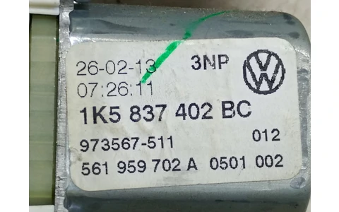 Motoras geam dreapta fata 1k5837402bc Volkswagen Golf 6 (2008 - 2015) - imagine 4