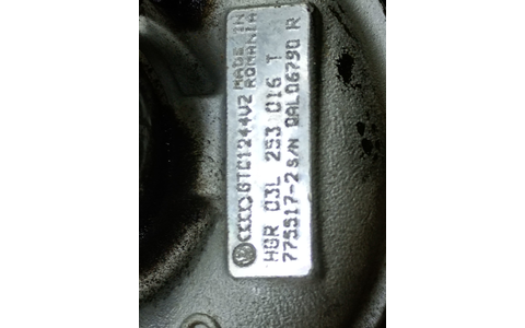 Turbo turbina 03L253016t Volkswagen Golf 6 (2008 - 2015) - imagine 3
