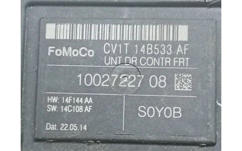 Modul confort usa fata dreapta 1002722708 Ford Fiesta 6 (facelift) (2013 - 2020) - imagine 3