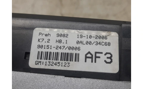 Panou clima ac 13245123 Opel Astra H (2004 - 2007) - imagine 3