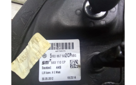 Oglinda dreapta 5k0857502cp Volkswagen Golf 6 (2008 - 2015) - imagine 3