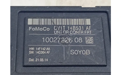 Modul confort usa fata stanga 1002722608 Ford Fiesta 6 (facelift) (2013 - 2020) - imagine 3