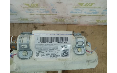 Airbag cortina dreapta 5k6880742f Volkswagen Golf 6 (2008 - 2015) - imagine 3