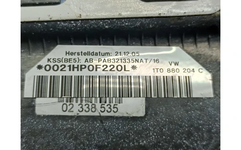 Airbag pasager 1T0880204c Volkswagen Touran 1 (facelift) (2006 - 2010) - imagine 3