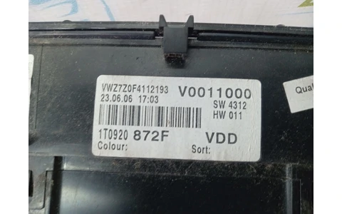 Ceasuri de bord 1t0920 Volkswagen Touran 1 (facelift) (2006 - 2010) - imagine 3