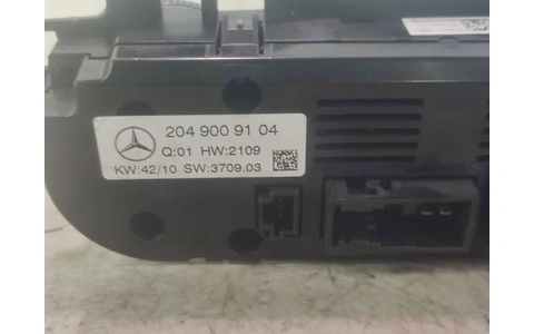 Panou clima ac 2049009104 Mercedes Benz C-Class W204/S204 (2007 - 2012) - imagine 2