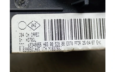 Panou clima ac 69340055 Renault Scenic 2 (facelift) (2006 - 2010) - imagine 3