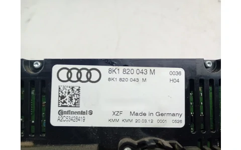 Panou clima ac 8k1820043m Audi A4 B8/8K (facelift) (2011 - 2016) - imagine 3