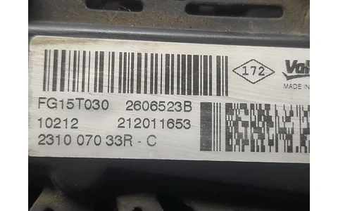 Alternator 231007033r Renault Scenic 3 (2009 - 2012) - imagine 3