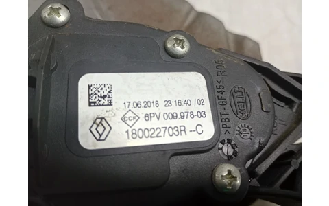 Pedala acceleratie 180022703R Dacia Logan 2 (facelift) (2017 - 2020) - imagine 3