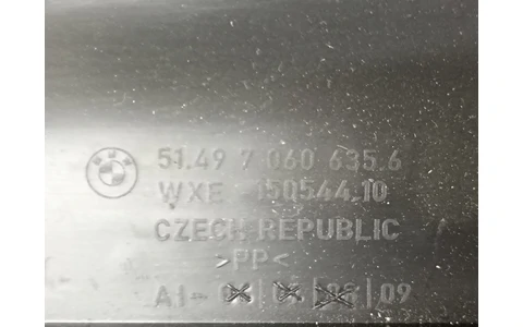 Ornament portbagaj 514970606356 BMW Seria 1 E87 (2004 - 2007) - imagine 3