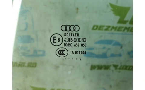 Geam dreapta fata Audi A6 4F/C6 (2004 - 2008) - imagine 2