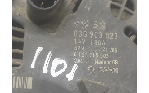 Alternator 03g903023 Volkswagen Passat B6 (2005 - 2010) - imagine 3
