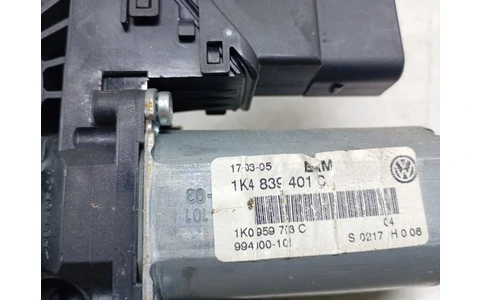 Motoras geam stanga spate 1k4839401 Volkswagen Golf 5 (2003 - 2009) - imagine 3
