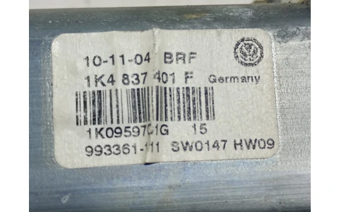 Motoras geam stanga fata 1k4837401f Volkswagen Golf 5 (2003 - 2009) - imagine 4
