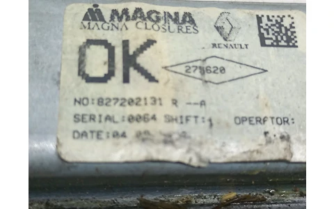 Macara geam dreapta spate 827202131R Dacia Sandero 2 (2013 - 2016) - imagine 3