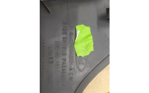 Ornament consola centrala 0526-1007926-BA61-A046B26 Ford Fiesta 6 (facelift) (2013 - 2020) - imagine 3