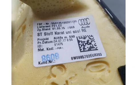 Airbag bancheta spate 8w0885702eu Audi A4 B9 (2015 - 2020) - imagine 3