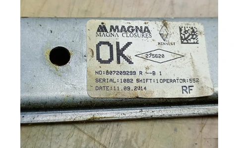 Macara geam dreapta fata 807209299R Dacia Logan 2 (2013 - 2016) - imagine 3