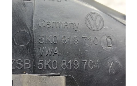Grila ventilatie bord 5k0819710d Volkswagen Golf 6 (2008 - 2015) - imagine 2