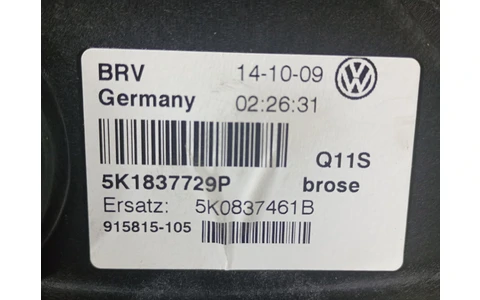 Macara geam stanga fata 5k1837729p Volkswagen Golf 6 (2008 - 2015) - imagine 3