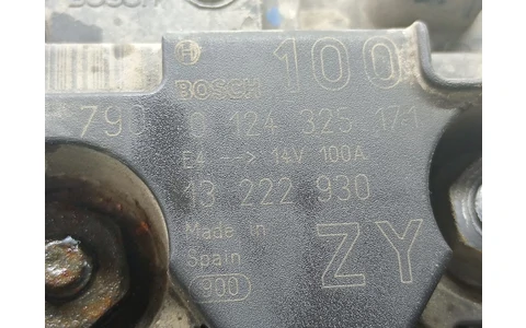 Alternator 0124325171 Opel Corsa D (2006 - 2011) - imagine 3