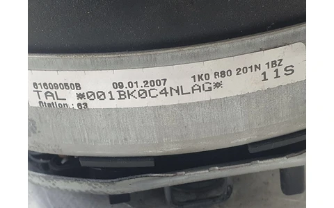 Airbag sofer 1k0880201N Volkswagen Golf 5 (2003 - 2009) - imagine 3