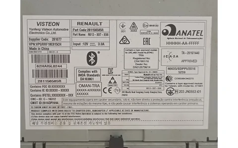 Radio cd 281156585r Renault Captur 1 (facelift) (2017 - 2019) - imagine 3