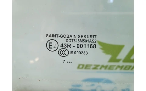 Geam dreapta fata Volkswagen Touareg 1 (7L) (2002 - 2007) - imagine 2
