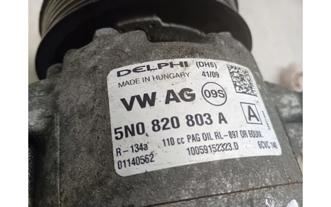 Compresor clima ac 5N0820803A Volkswagen Golf 6 (2008 - 2015) - imagine 3