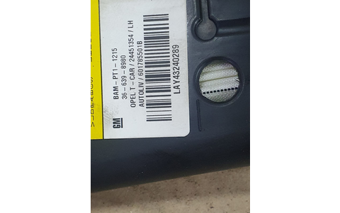 Airbag cortina stanga 36-639-8980 Opel Astra H (2004 - 2007) - imagine 3