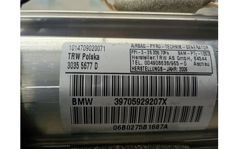 Airbag pasager 39705929207x BMW Seria 3 E90 (2004 - 2010) - imagine 4