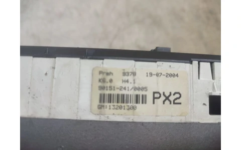 Panou clima ac 13201300 Opel Astra H (2004 - 2007) - imagine 2