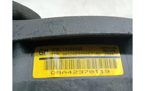 Airbag sofer 13168455 Opel Astra H (2004 - 2007) - imagine 3