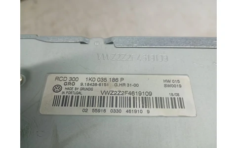 Radio cd 1K0035186P Volkswagen Golf 5 (2003 - 2009) - imagine 3