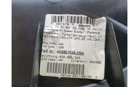 Ornament interior 4g085704aJ22a Audi A6 4G/C7 (2010 - 2014) - imagine 2