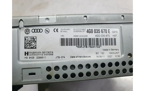 Modul navigatie 4g0035670e Audi A6 4G/C7 (2010 - 2014) - imagine 2