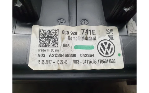 Ceasuri de bord 6c0920731e Volkswagen Polo 5 (6R) (facelift) (2014 - 2018) - imagine 3