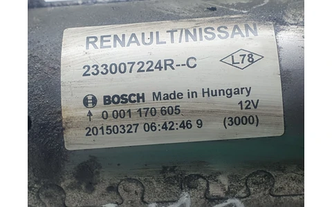 Electromotor 233007224R Nissan Qashqai 2 J11 (2013 - 2020) - imagine 3