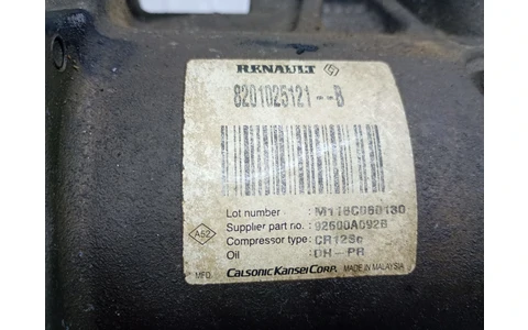 Compresor clima ac 8201025121-B Dacia Logan 2 (2013 - 2016) - imagine 3