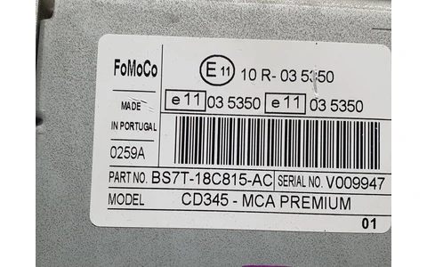 Radio cd E1110R-035350 Ford Mondeo MK4 (facelift) (2010 - 2015) - imagine 3