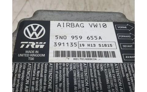 Calculator airbag 5N0959655A Seat Leon 2 (1P) (2005 - 2009) - imagine 3